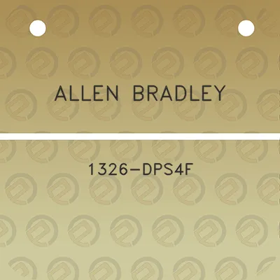 allen-bradley-1326-dps4f