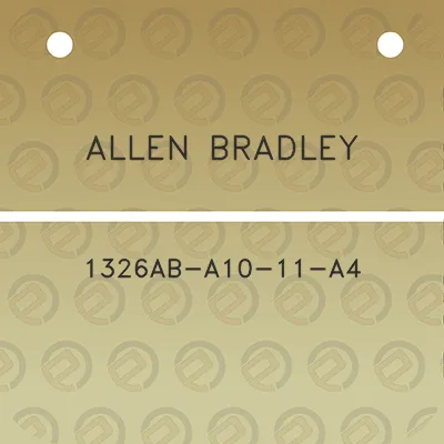 allen-bradley-1326ab-a10-11-a4