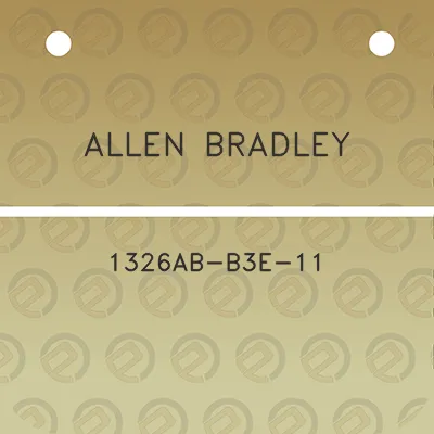 allen-bradley-1326ab-b3e-11