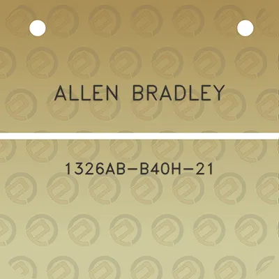 allen-bradley-1326ab-b40h-21