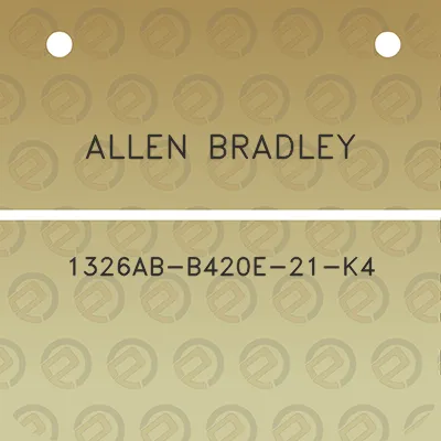 allen-bradley-1326ab-b420e-21-k4