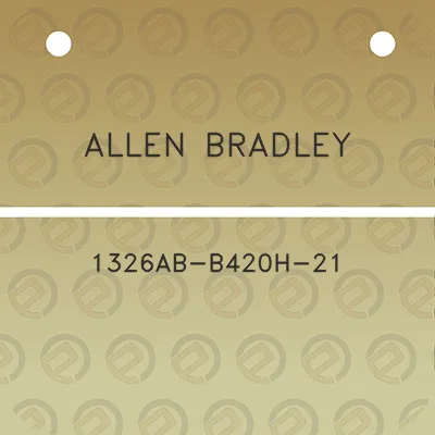 allen-bradley-1326ab-b420h-21