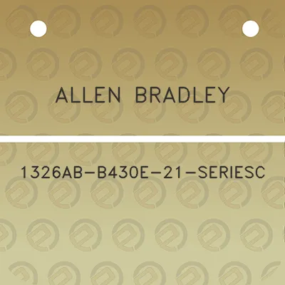 allen-bradley-1326ab-b430e-21-seriesc