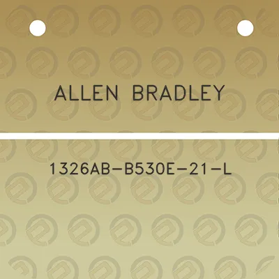 allen-bradley-1326ab-b530e-21-l