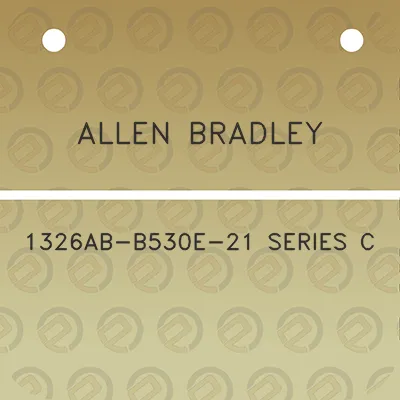 allen-bradley-1326ab-b530e-21-series-c