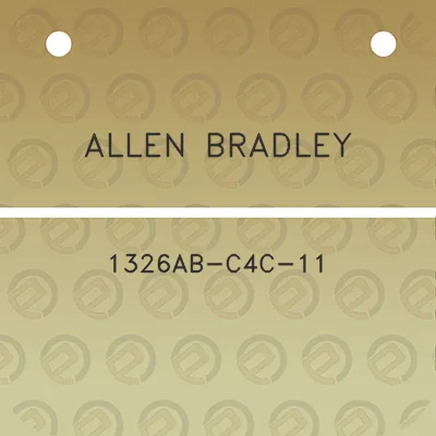 allen-bradley-1326ab-c4c-11