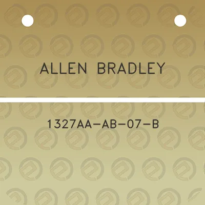 allen-bradley-1327aa-ab-07-b