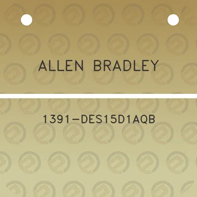 allen-bradley-1391-des15d1aqb