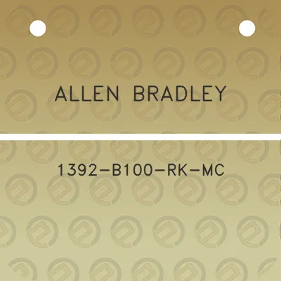 allen-bradley-1392-b100-rk-mc