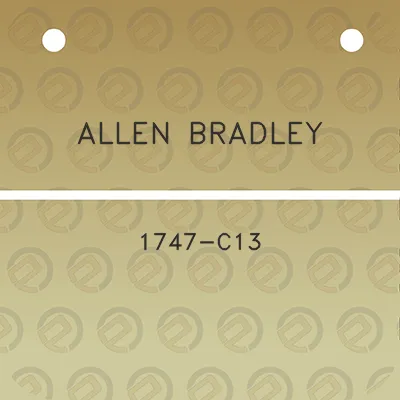 allen-bradley-1747-c13