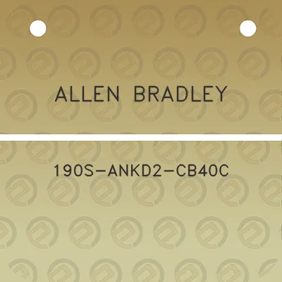 allen-bradley-190s-ankd2-cb40c