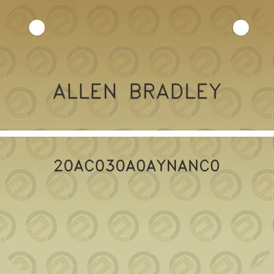 allen-bradley-20ac030a0aynanc0