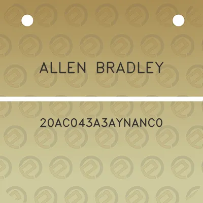 allen-bradley-20ac043a3aynanc0