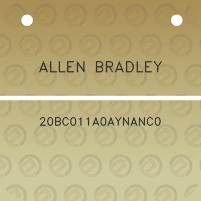 allen-bradley-20bc011a0aynanc0