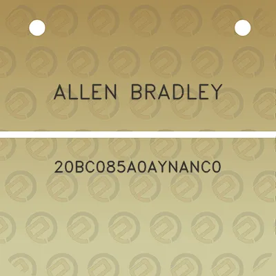 allen-bradley-20bc085a0aynanc0