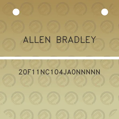 allen-bradley-20f11nc104ja0nnnnn