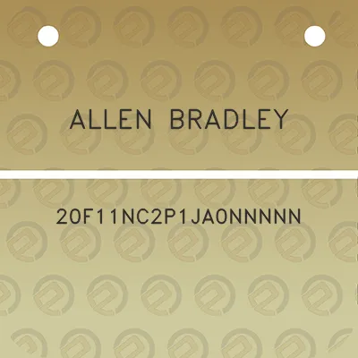 allen-bradley-20f11nc2p1ja0nnnnn