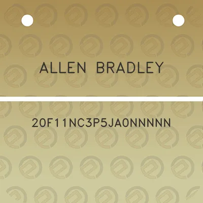 allen-bradley-20f11nc3p5ja0nnnnn