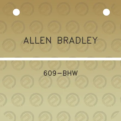 allen-bradley-609-bhw