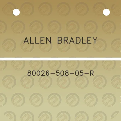 allen-bradley-80026-508-05-r