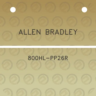 allen-bradley-800hl-pp26r