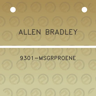 allen-bradley-9301-msgrproene