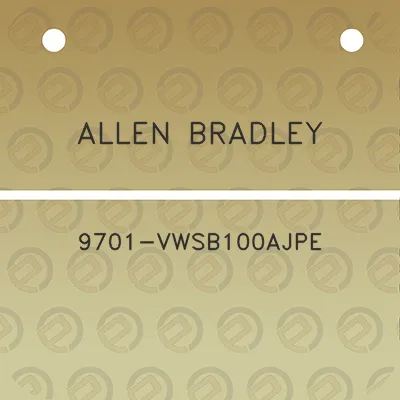 allen-bradley-9701-vwsb100ajpe