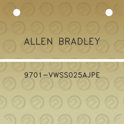 allen-bradley-9701-vwss025ajpe