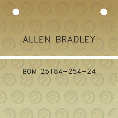 allen-bradley-bom-25184-254-24