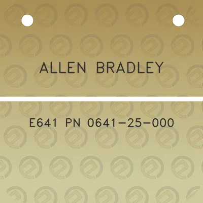 allen-bradley-e641-pn-0641-25-000