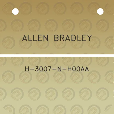 allen-bradley-h-3007-n-h00aa