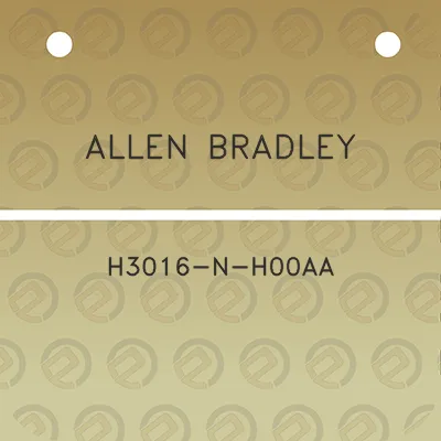 allen-bradley-h3016-n-h00aa