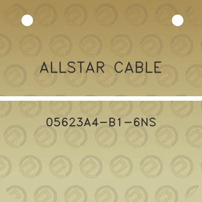 allstar-cable-05623a4-b1-6ns