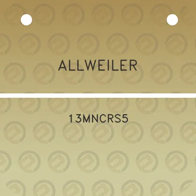 allweiler-13mncrs5