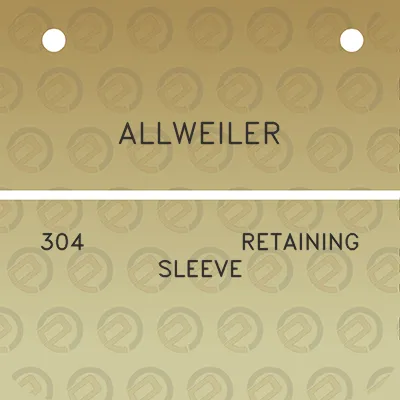 allweiler-304-retaining-sleeve