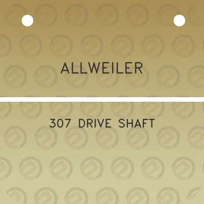 allweiler-307-drive-shaft