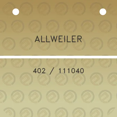 allweiler-402-111040