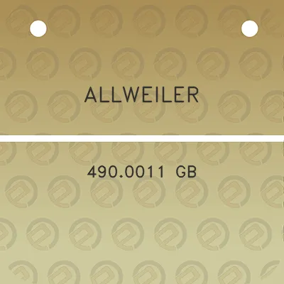 allweiler-4900011-gb