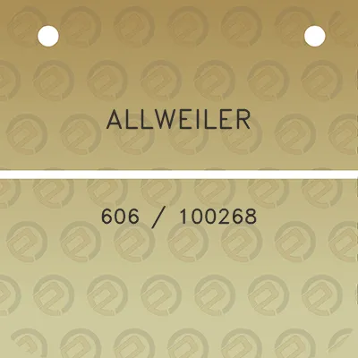 allweiler-606-100268