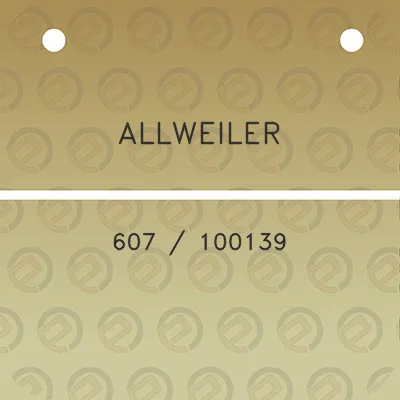 allweiler-607-100139