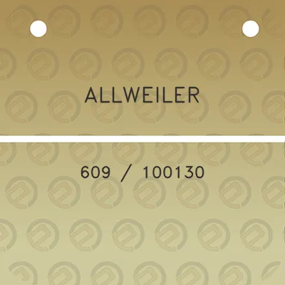 allweiler-609-100130