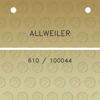 allweiler-610-100044