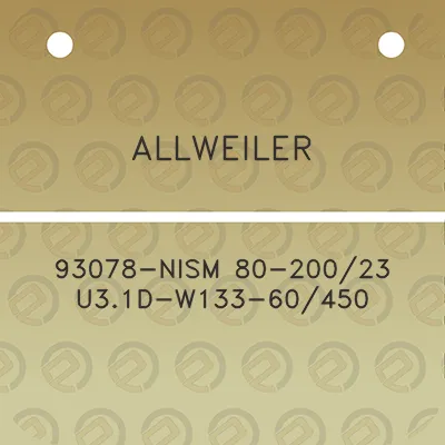 allweiler-93078-nism-80-20023-u31d-w133-60450