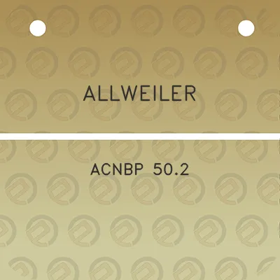 allweiler-acnbp-502