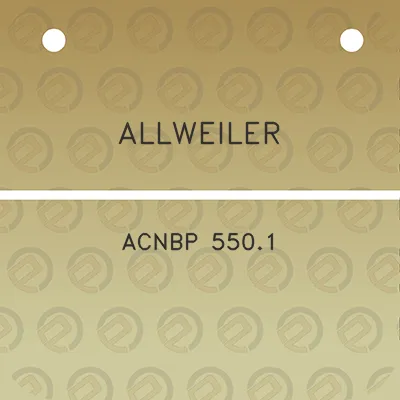 allweiler-acnbp-5501