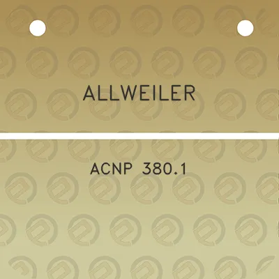 allweiler-acnp-3801