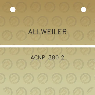 allweiler-acnp-3802