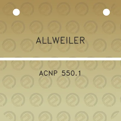 allweiler-acnp-5501