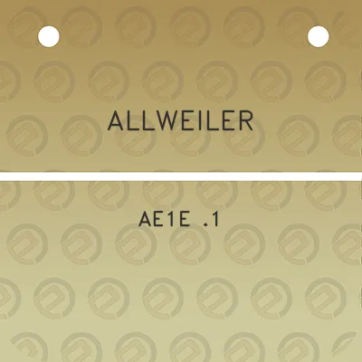 allweiler-ae1e-1