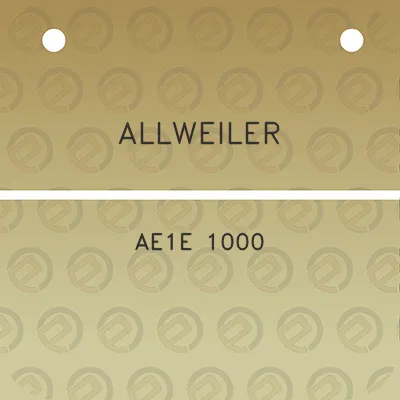 allweiler-ae1e-1000